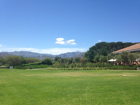 The pristine grounds at Anthonij Rupert Wines.