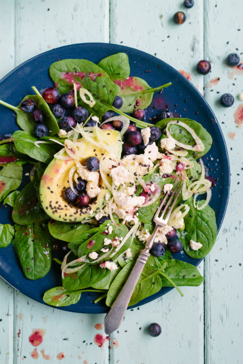 Avo blueberry salad