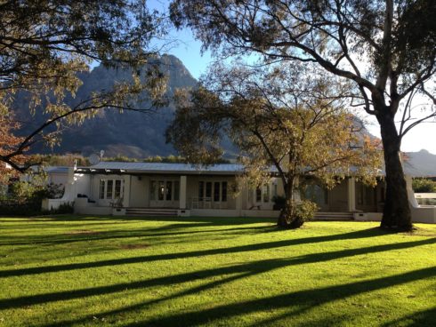The Orchard cottages on Boschendal Farm, perfect for outdoor lovers and mountain bike fanatics.