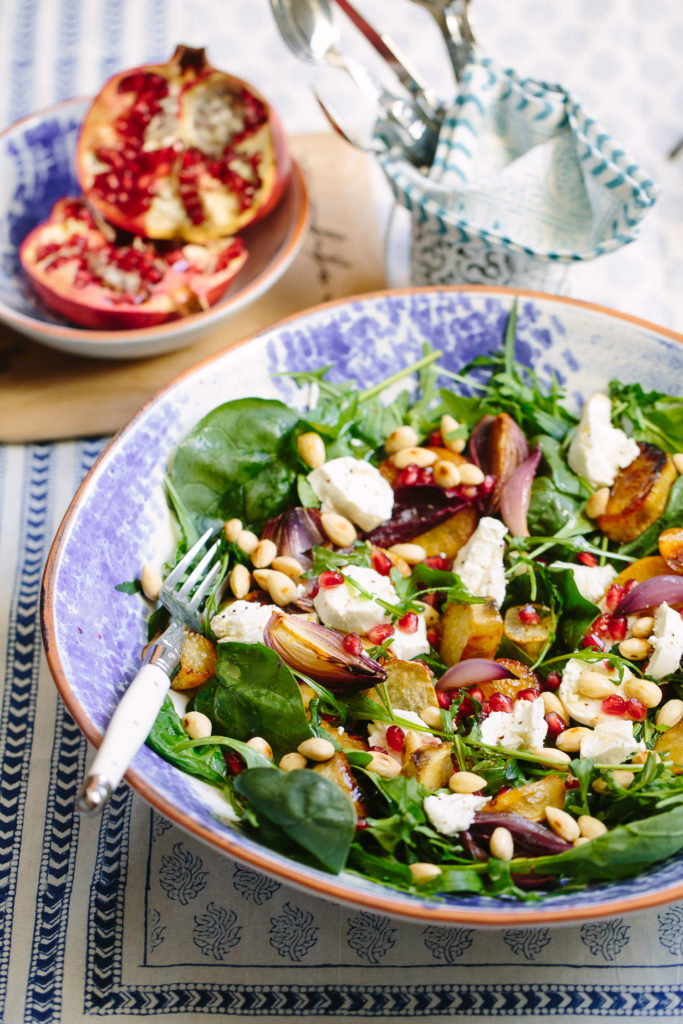 Roasted sweet potato salad