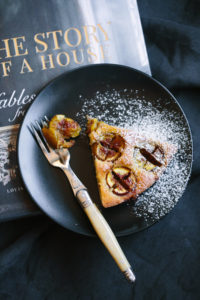 Fig clafoutis from the book "The Story of a House" (photography by Tasha Seccombe)