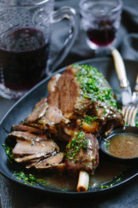 Leg of lamb with gremolata from the book "The Story of a House" (photography by Tasha Seccombe)