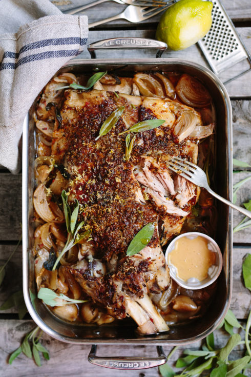 The ultimate 80-hour spiced pork shoulder, falling from the bone, ready to feed a festive crowd (photography by Tasha Seccombe)