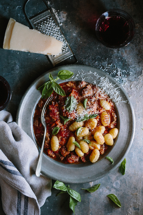 Lamb & tomato ragu with gnocchi