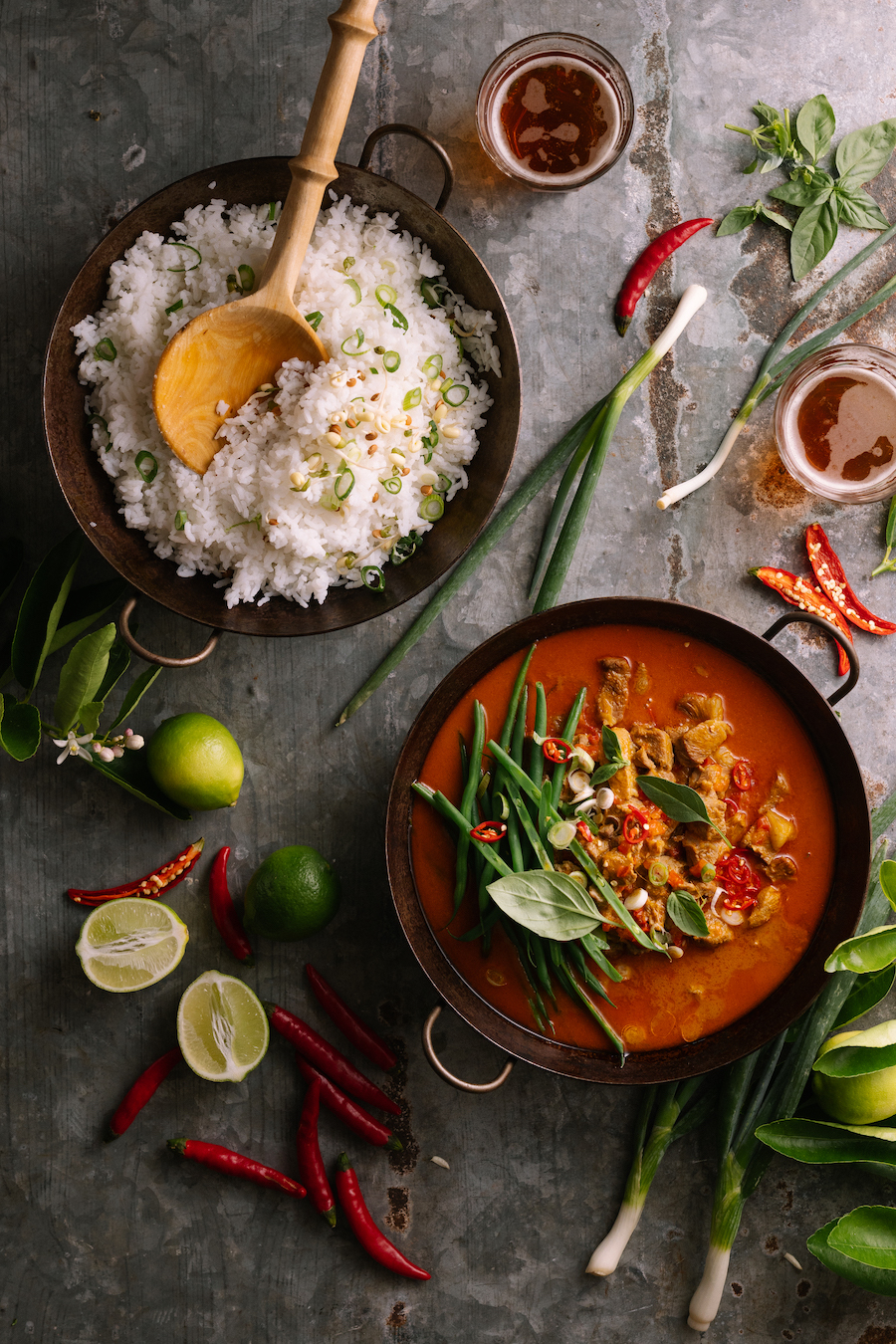 Lamb coconut Thai red curry